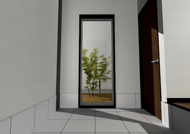 京都市北区に狭小間口の全室明るい注文住宅プラン！デザインファーストのご提案！