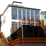 京都府宇治市の注文住宅 傾斜地に建つ開放的な家